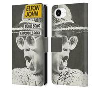 Head Case Designs Officially Licensed Elton John Your Song Single Artwork Leather Wallet Case Compatible With Apple iPhone 16e