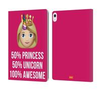 Head Case Designs Officially Licensed emoji® Awesome Be A Unicorn Leather Wallet Case Compatible With Apple iPad Air 13 2024/2025