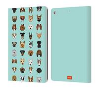 Head Case Designs Officially Licensed emoji® Breeds Dogs Leather Wallet Case Compatible With Apple iPad 10.2 2019/2020/2021