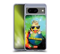 Head Case Designs Officially Licensed emoji® King Of The World Smileys Gel Case [Military Grade Protection] Compatible With Google Pixel 8
