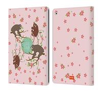 Head Case Designs Officially Licensed emoji® Lazy Day Sloth Leather Wallet Case Compatible With Apple iPad 10.2 2019/2020/2021