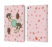 Head Case Designs Officially Licensed emoji® Lazy Day Sloth Leather Wallet Case Compatible With Apple iPad Air 13 2024/2025