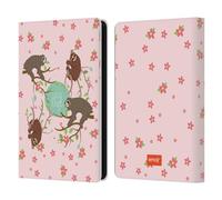 Head Case Designs Officially Licensed emoji® Lazy Day Sloth Leather Wallet Case Compatible With Kindle Paperwhite 5 (2021)