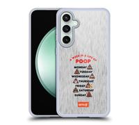 Head Case Designs Officially Licensed emoji® Life Of Poop Trendy Gel Case [Military Grade Protection] Compatible With Samsung Galaxy S23 FE 5G