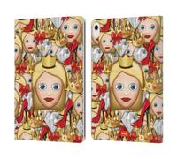Head Case Designs Officially Licensed emoji® Queen Full Patterns Leather Wallet Case Compatible With Apple iPad Air 13 2024/2025
