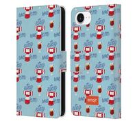 Head Case Designs Officially Licensed emoji® Scarf Winter Wonderland Leather Wallet Case Compatible With Apple iPhone 16e
