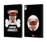 Head Case Designs Officially Licensed emoji® Super Hungry Cutesy Leather Wallet Case Compatible With Apple iPad Air 13 2024/2025