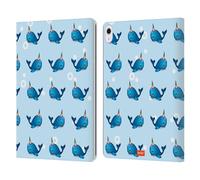 Head Case Designs Officially Licensed emoji® Whale Be A Unicorn Leather Wallet Case Compatible With Apple iPad Air 13 2024/2025