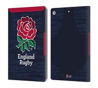 Head Case Designs Officially Licensed England Rugby Union Away 2020/21 Crest Kit Leather Wallet Case Compatible With Apple iPad 10.2 2019/2020/2021