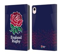 Head Case Designs Officially Licensed England Rugby Union Away 2023/24 Crest Kit Leather Wallet Case Compatible With Apple iPad mini (2021/2024)