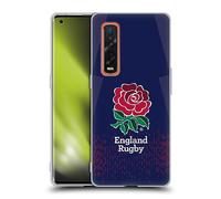 Head Case Designs Officially Licensed England Rugby Union Away 2023/24 Crest Kit Soft Gel Case Compatible With Oppo Find X2 Pro 5G