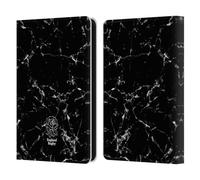Head Case Designs Officially Licensed England Rugby Union Black Marble Leather Wallet Case Compatible With Amazon Kindle 11th Gen 6in 2022