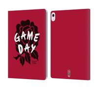 Head Case Designs Officially Licensed England Rugby Union Game Day 2016/17 The Rose Leather Wallet Case Compatible With Apple iPad Air 13 2024/2025