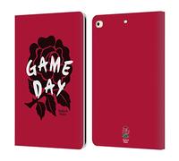 Head Case Designs Officially Licensed England Rugby Union Game Day 2016/17 The Rose Leather Wallet Case Compatible With Apple iPad 9.7 2017 / iPad 9.7 2018