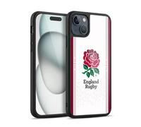Head Case Designs Officially Licensed England Rugby Union Home 2023/24 Crest Kit Gel Armour Case [Military Grade Protection] Compatible With Apple iPhone 15 Plus