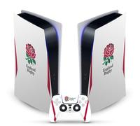 Head Case Designs Officially Licensed England Rugby Union Home 2025/26 Crest Kit Vinyl Faceplate Gaming Skin Decal Compatible With Sony PlayStation 5 PS5 Digital Edition Console & DualSense Controller