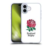 Head Case Designs Officially Licensed England Rugby Union Home Kit 2016/17 The Rose Soft Gel Case Compatible With Apple iPhone 16 Plus