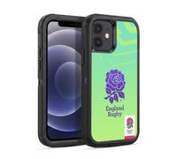 Head Case Designs Officially Licensed England Rugby Union Logo in Neon Green This Rose Means Everything Ultra-Armoured Shockproof Case [Military Grade] Compatible With Apple iPhone 12 / iPhone 12 Pro