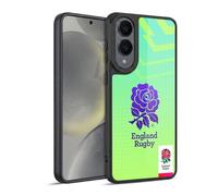 Head Case Designs Officially Licensed England Rugby Union Logo in Neon Green This Rose Means Everything Gel Armour Case [Military Grade Protection] Compatible With Samsung Galaxy S25 Edge