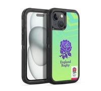 Head Case Designs Officially Licensed England Rugby Union Logo in Neon Green This Rose Means Everything Ultra-Armoured Shockproof Case [Military Grade Protection] Compatible With Apple iPhone 15