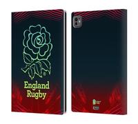 Head Case Designs Officially Licensed England Rugby Union Logo in Red This Rose Means Everything Leather Wallet Case Compatible With Apple iPad Pro 11 M4/M5 2024/2025