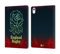 Head Case Designs Officially Licensed England Rugby Union Logo in Red This Rose Means Everything Leather Wallet Case Compatible With Apple iPad Air 11 2020/2022/2024/2025