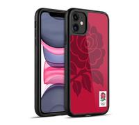 Head Case Designs Officially Licensed England Rugby Union Mono Rose 2016/17 The Rose Gel Armour Case [Military Grade Protection] Compatible With Apple iPhone 11