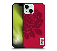 Head Case Designs Officially Licensed England Rugby Union Mono Rose 2016/17 The Rose Hard Back Case Compatible With Apple iPhone 13 Mini