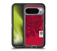 Head Case Designs Officially Licensed England Rugby Union Mono Rose 2016/17 The Rose Ultra-Armoured Shockproof Case [Military Grade Protection] Compatible With Google Pixel 10 Pro XL