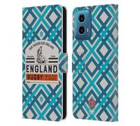 Head Case Designs Officially Licensed England Rugby Union Our Passion Our England History Leather Book Wallet Case Cover Compatible With Motorola Moto G34 5G