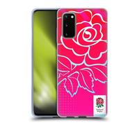 Head Case Designs Officially Licensed England Rugby Union Oversized Logo This Rose Means Everything Gel Case [Military Grade Protection] Compatible With Samsung Galaxy S20 / S20 5G