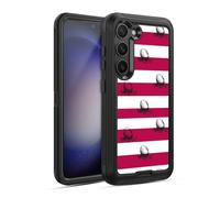 Head Case Designs Officially Licensed England Rugby Union Pattern 2 History Ultra-Armoured Shockproof Case [Military Grade Protection] Compatible With Samsung Galaxy S23 5G