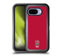 Head Case Designs Officially Licensed England Rugby Union Plain Red 2016/17 The Rose Ultra-Armoured Shockproof Case [Military Grade Protection] Compatible With Google Pixel 9A