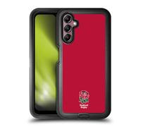 Head Case Designs Officially Licensed England Rugby Union Plain Red 2016/17 The Rose Ultra-Armoured Shockproof Case [Military Grade Protection] Compatible With Samsung Galaxy A14 5G