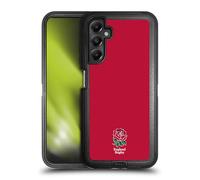 Head Case Designs Officially Licensed England Rugby Union Plain Red 2016/17 The Rose Ultra-Armoured Shockproof Case [Military Grade Protection] Compatible With Samsung Galaxy A05s