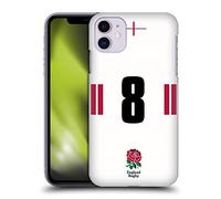 Head Case Designs Officially Licensed England Rugby Union Position 8 2022/23 Players Home Kit Hard Back Case Compatible With Apple iPhone 11