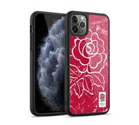 Head Case Designs Officially Licensed England Rugby Union Red Marble Gel Armour Case [Military Grade Protection] Compatible With Apple iPhone 11 Pro Max