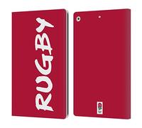 Head Case Designs Officially Licensed England Rugby Union Rugby 2016/17 The Rose Leather Wallet Case Compatible With Apple iPad 10.2 2019/2020/2021