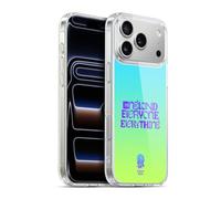 Head Case Designs Officially Licensed England Rugby Union Slogan in Cyan This Rose Means Everything Gel Case [Military Grade] Compatible with Apple iPhone 17 Pro Max and Compatible with MagSafe