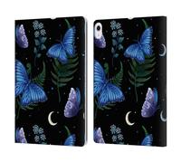 Head Case Designs Officially Licensed Episodic Drawing Blue Morpho Butterfly Pattern Leather Wallet Case Compatible With Apple iPad Air 13 2024/2025