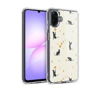 Head Case Designs Officially Licensed Episodic Drawing Cat And Moon Pattern Gel Case [Military Grade Protection] Compatible With Samsung Galaxy A07 4G