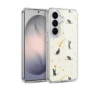 Head Case Designs Officially Licensed Episodic Drawing Cat And Moon Pattern Gel Case [Military Grade Protection] Compatible with Samsung Galaxy S26 and Compatible with MagSafe