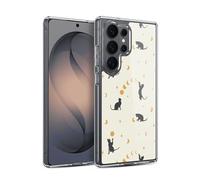 Head Case Designs Officially Licensed Episodic Drawing Cat And Moon Pattern Gel Case [Military Grade Protection] Compatible with Samsung Galaxy S26 Ultra and Compatible with MagSafe