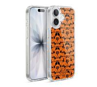 Head Case Designs Officially Licensed Episodic Drawing Pink Moth Spooky Patterns Gel Case [Military Grade Protection] Compatible with Apple iPhone 17 and Compatible with MagSafe
