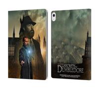 Head Case Designs Officially Licensed Fantastic Beasts: Secrets of Dumbledore Albus Dumbledore Character Art Leather Wallet Case Compatible With Apple iPad Air 13 2024/2025