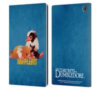 Head Case Designs Officially Licensed Fantastic Beasts: Secrets of Dumbledore Nifflers Graphic Badges Leather Wallet Case Compatible With Amazon Fire Max 11 2023