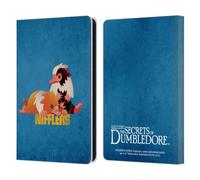 Head Case Designs Officially Licensed Fantastic Beasts: Secrets of Dumbledore Nifflers Graphic Badges Leather Wallet Case Compatible With Amazon Kindle Paperwhite 6