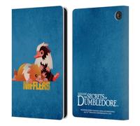 Head Case Designs Officially Licensed Fantastic Beasts: Secrets of Dumbledore Nifflers Graphic Badges Leather Wallet Case Compatible With Amazon Fire 7 2022