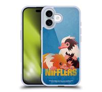 Head Case Designs Officially Licensed Fantastic Beasts: Secrets of Dumbledore Nifflers Graphic Badges Gel Case [Military Grade Protection] Compatible with Apple iPhone 16 and Compatible with MagSafe