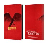Head Case Designs Officially Licensed Fantastic Beasts: Secrets of Dumbledore Phoenix Graphic Badges Leather Wallet Case Compatible With Amazon Kindle 11th Gen 6in 2022